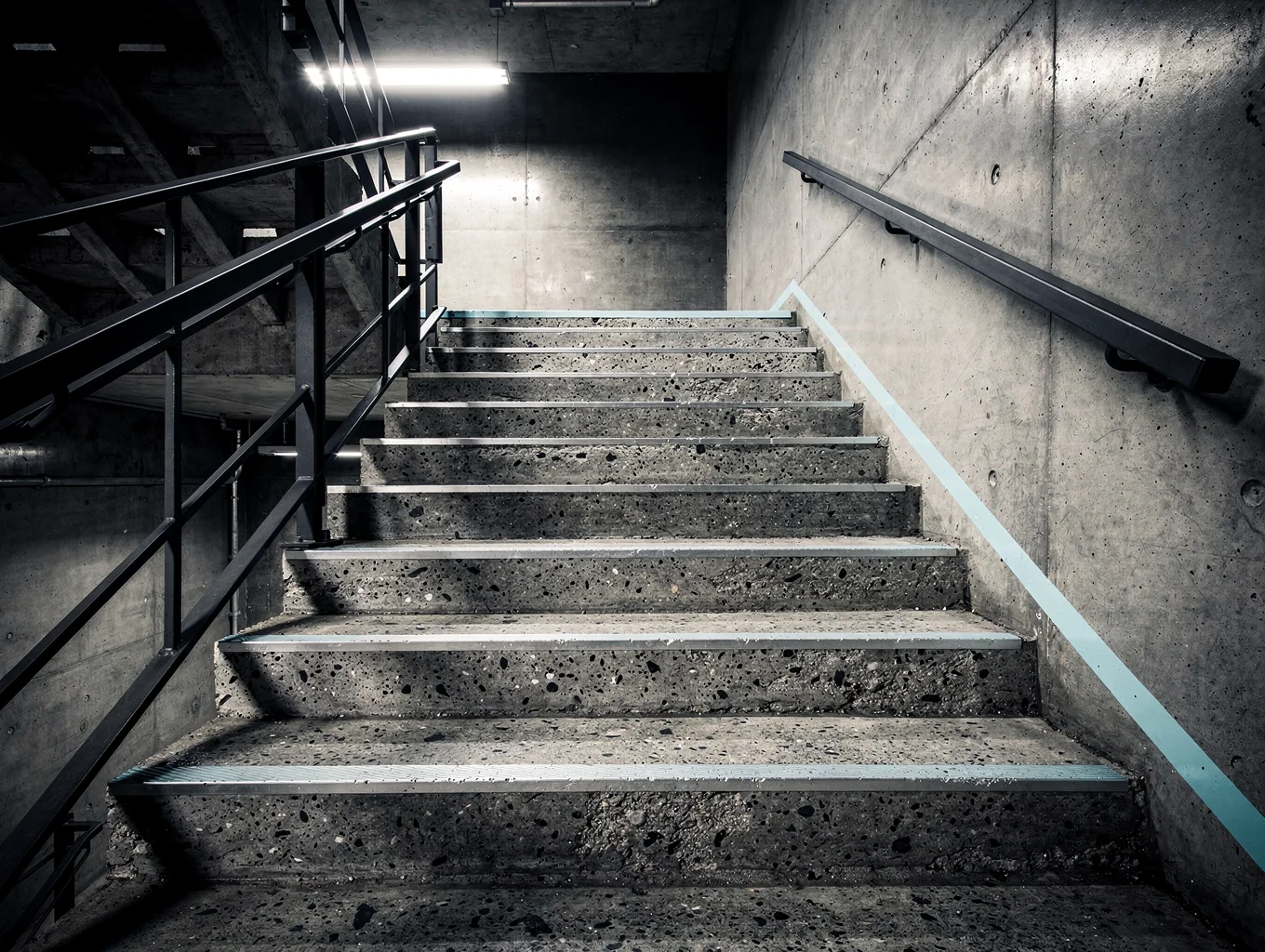 Industrial stairwell